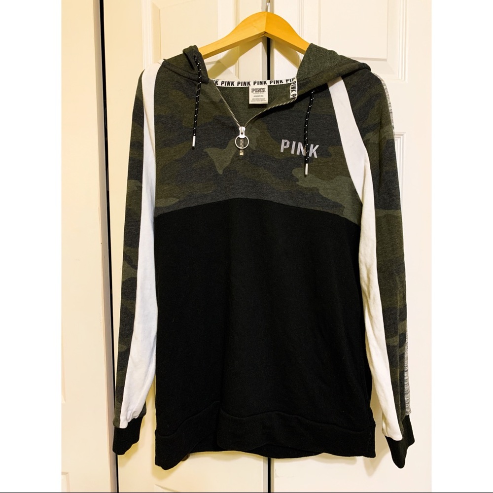 PINK Camo Quarter-Zip